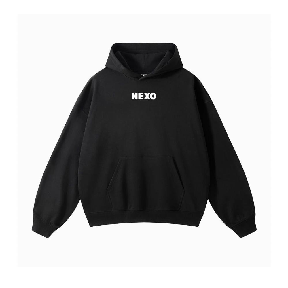 Demotic Alexandria Themed Black Hoodie