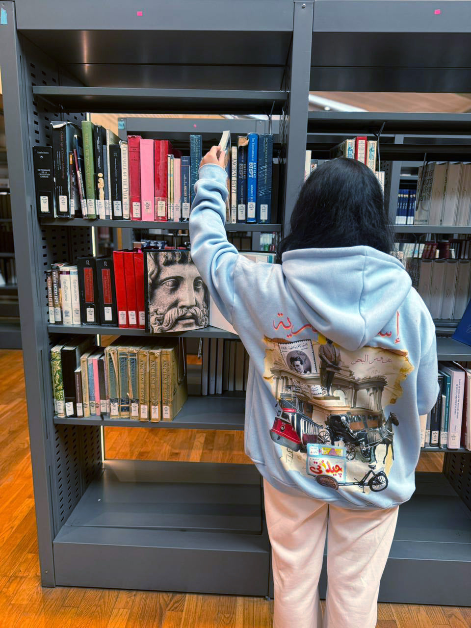 Authentic Alexandria Themed Baby-Blue Hoodie